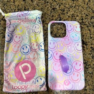 Loopy Case Multicolor Smiley IPhone 15 Pro Max Case